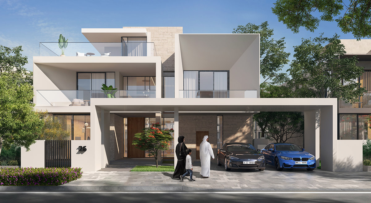 THE HEIGHTS modern family estate villa with spacious interiors for multi-generational living Emaar Dubai